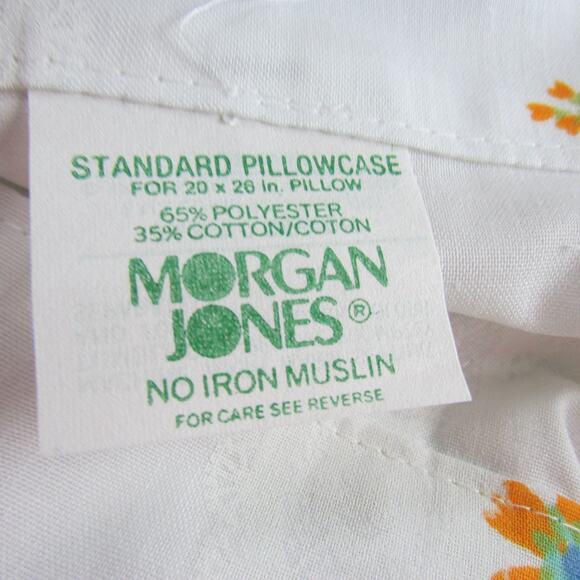 Full Double Bed Muslin Floral Ribbon Print 2 Flat Sheets 2 Pillowcases Like New - Picture 6 of 7